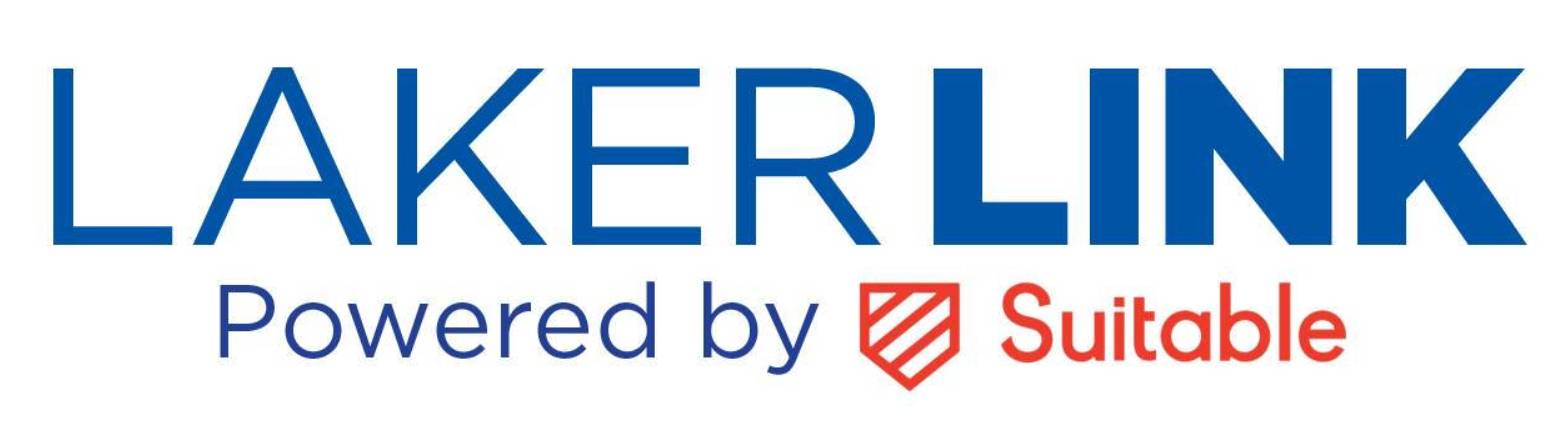 "LakerLink" in big blue letters.